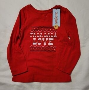 CAT & jack girls' long sleeve graphic t-Shirt